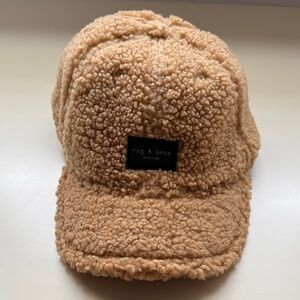 NWOT Rag & Bone Beige Sherpa Hat
